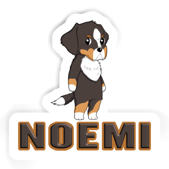 Noemi Sticker Bernese Mountain Dog Notebook Image