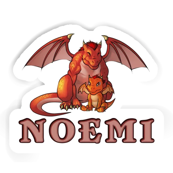 Noemi Autocollant Dragon Notebook Image