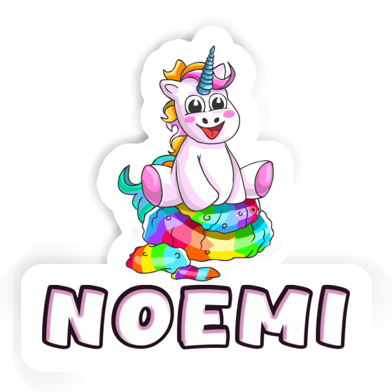 Sticker Noemi Baby Unicorn Notebook Image