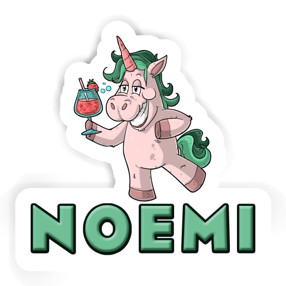 Sticker Noemi Party Unicorn Notebook Image