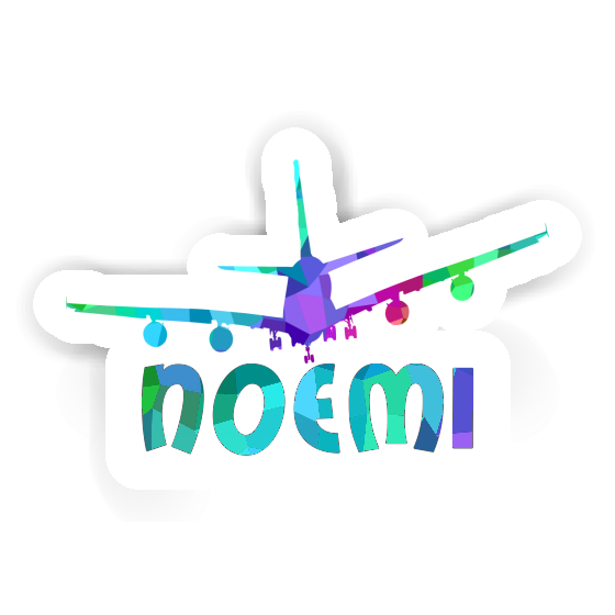 Noemi Sticker Airplane Notebook Image