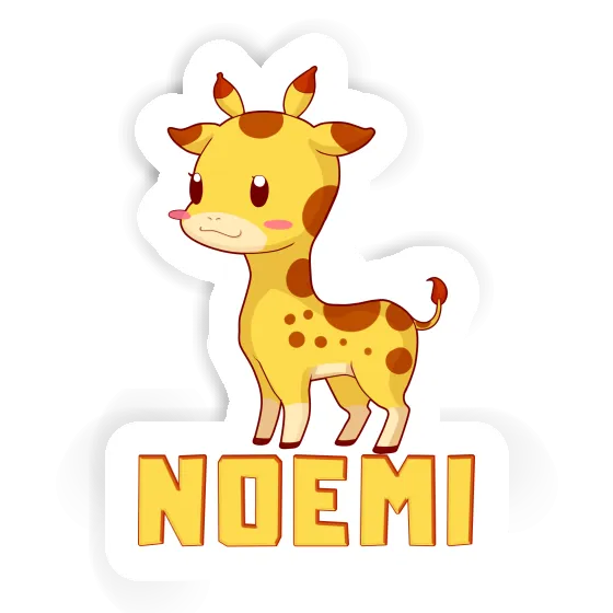 Sticker Giraffe Noemi Notebook Image