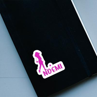 Noemi Sticker Golfer Laptop Image