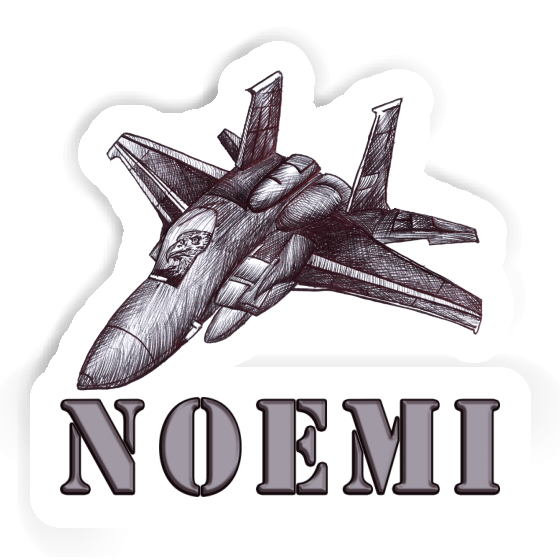 Sticker Noemi Plane Notebook Image