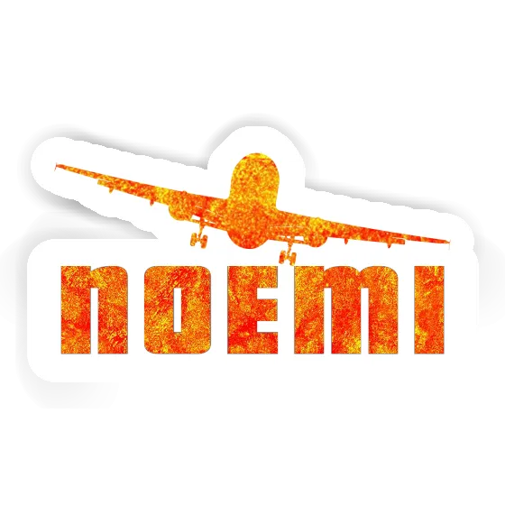 Sticker Noemi Flugzeug Image