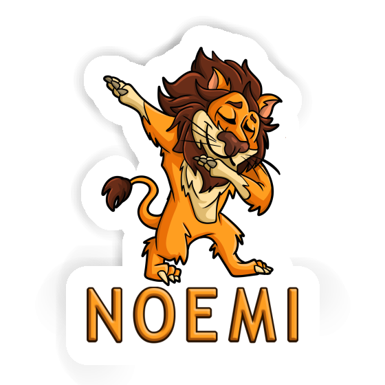 Noemi Sticker Dabbing Lion Notebook Image