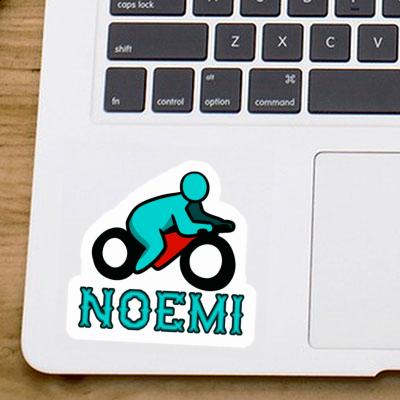 Noemi Autocollant Motocycliste Laptop Image