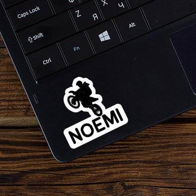 Autocollant Noemi Motocrossiste Notebook Image