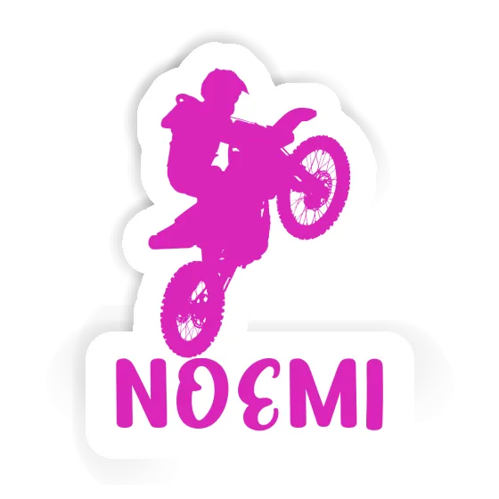 Sticker Motocross Jumper Noemi Notebook Image