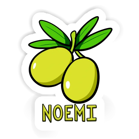 Olive Sticker Noemi Notebook Image