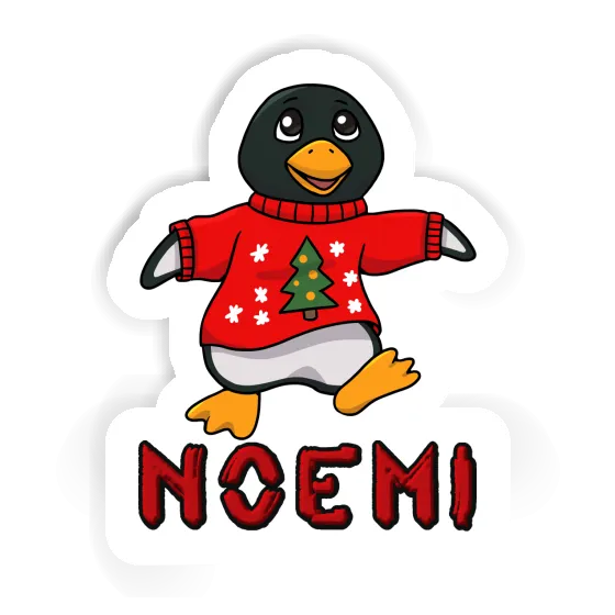 Aufkleber Weihnachtspinguin Noemi Laptop Image