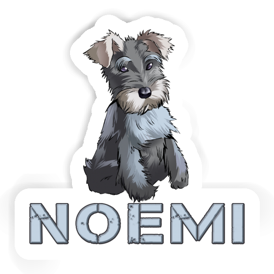 Noemi Autocollant Schnauzer Laptop Image