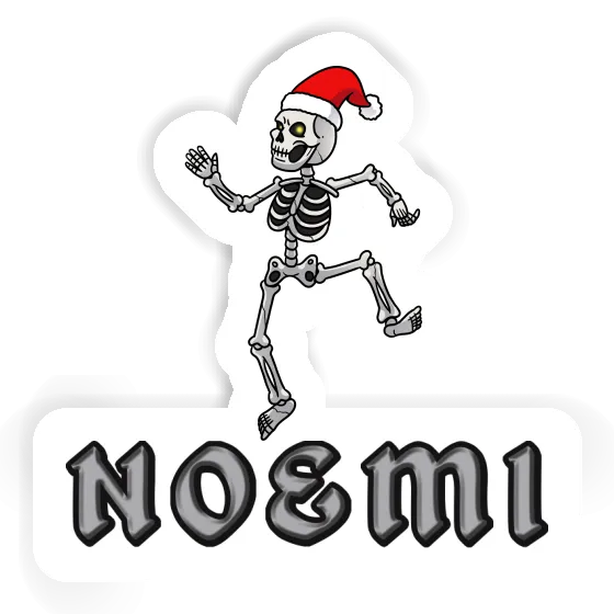 Christmas Skeleton Sticker Noemi Laptop Image