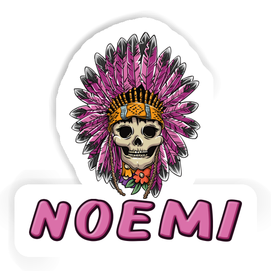 Sticker Noemi Womens Skull Notebook Image