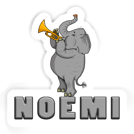 Aufkleber Trompeten-Elefant Noemi Gift package Image