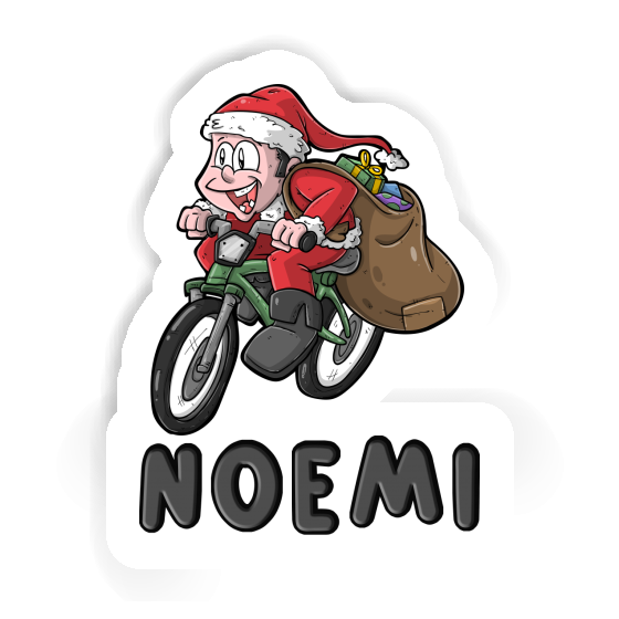 Sticker Bicycle Rider Noemi Notebook Image