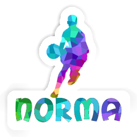 Sticker Norma Basketballspieler Image