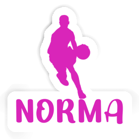 Joueur de basket-ball Autocollant Norma Image