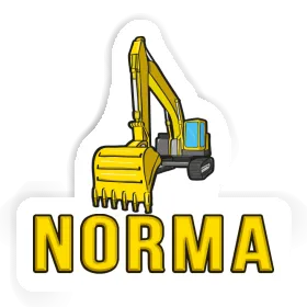 Sticker Norma Excavator Image