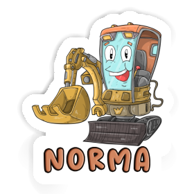 Excavator Sticker Norma Image