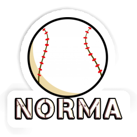 Sticker Baseball Norma Image