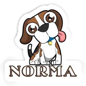 Beagle Sticker Norma Image