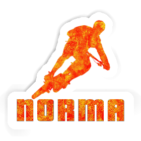 Norma Sticker Biker Image