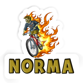 Norma Sticker Freeride Biker Image