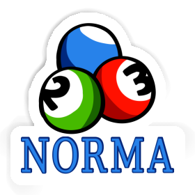 Norma Sticker Billardkugel Image