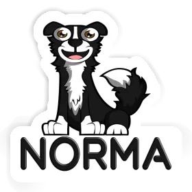 Norma Sticker Border Collie Image