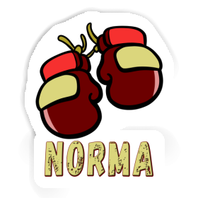 Norma Sticker Boxing Glove Image