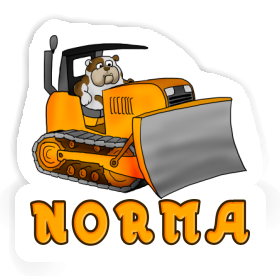 Aufkleber Bulldozer Norma Image