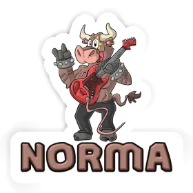 Sticker Norma Rocking Bull Image