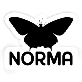 Sticker Norma Butterfly Image