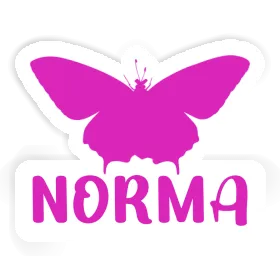 Norma Sticker Butterfly Image