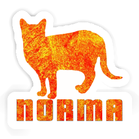 Autocollant Norma Chat Image