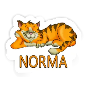 Autocollant Norma Chat Image