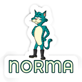 Sticker Norma Katze Image