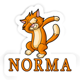 Dabbing Cat Sticker Norma Image