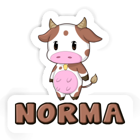 Cow Sticker Norma Image