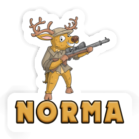 Chasseur Autocollant Norma Image