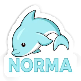 Sticker Norma Dolphin Image