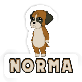 Sticker Norma Deutscher Boxer Image