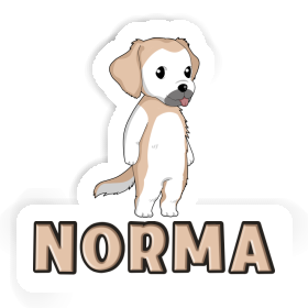 Norma Sticker Golden Retriever Image