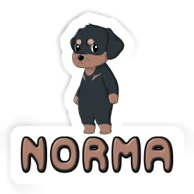 Sticker Norma Rottweiler Image