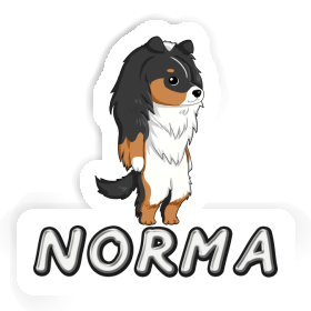 Sticker Norma Shetland Sheepdog Image