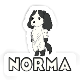 Sticker English Cocker Spaniel Norma Image