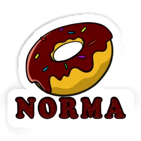 Norma Autocollant Donut Image