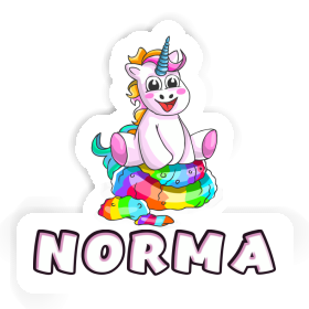 Autocollant Norma Bébé licorne Image