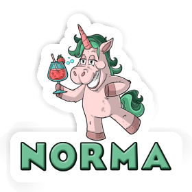 Sticker Party Unicorn Norma Image